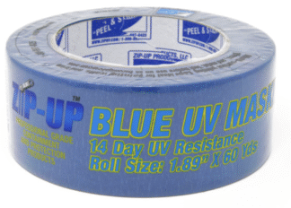 Zip-Up Blue UV Painters Tape 3" x 60 yards